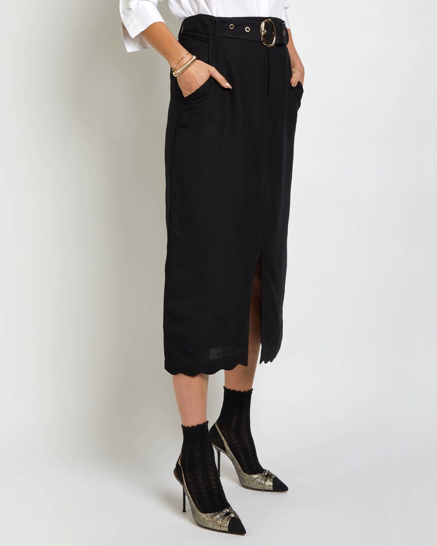 THE SARITA SKIRT BLACK